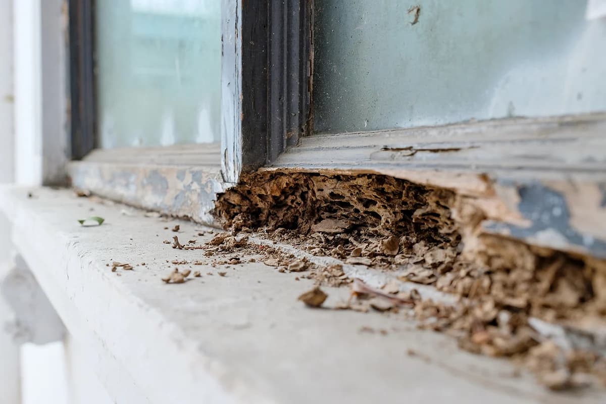Termite Protection treatment by NoPests technician